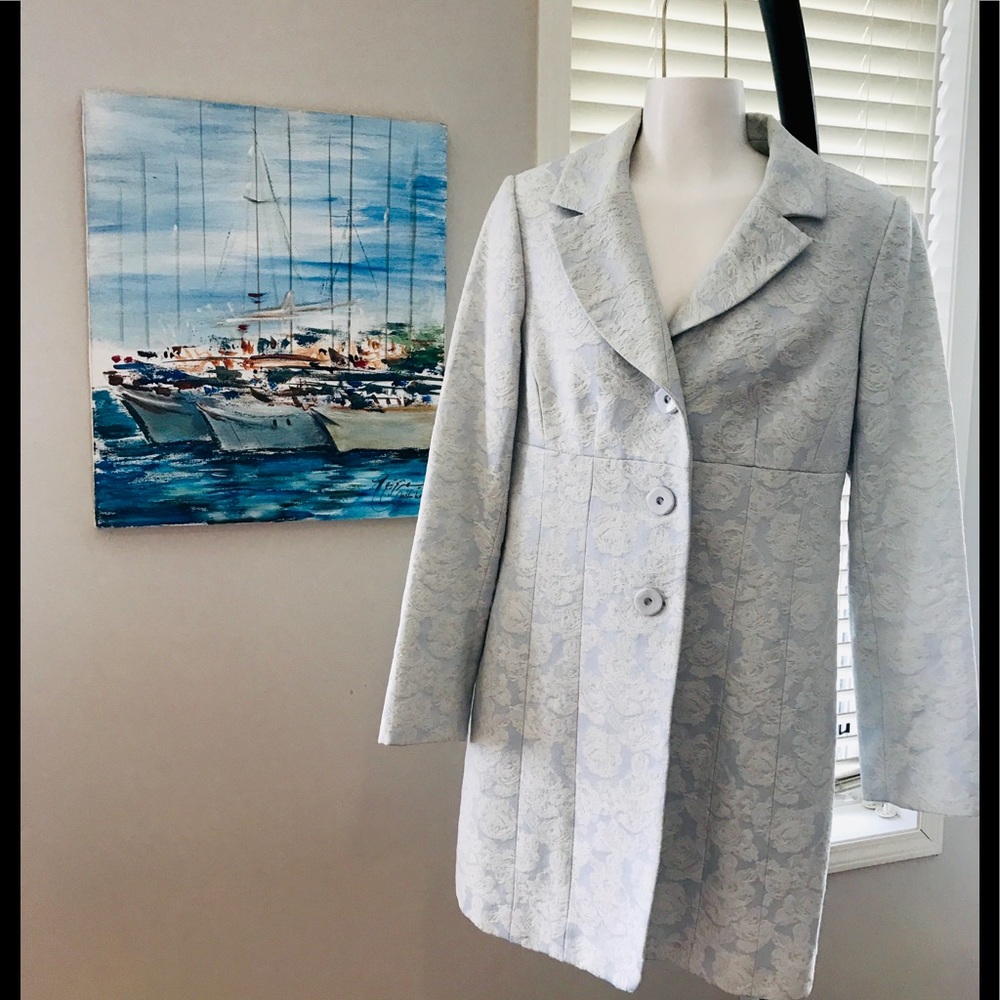 Jacquard trench coat. Bundle and save!